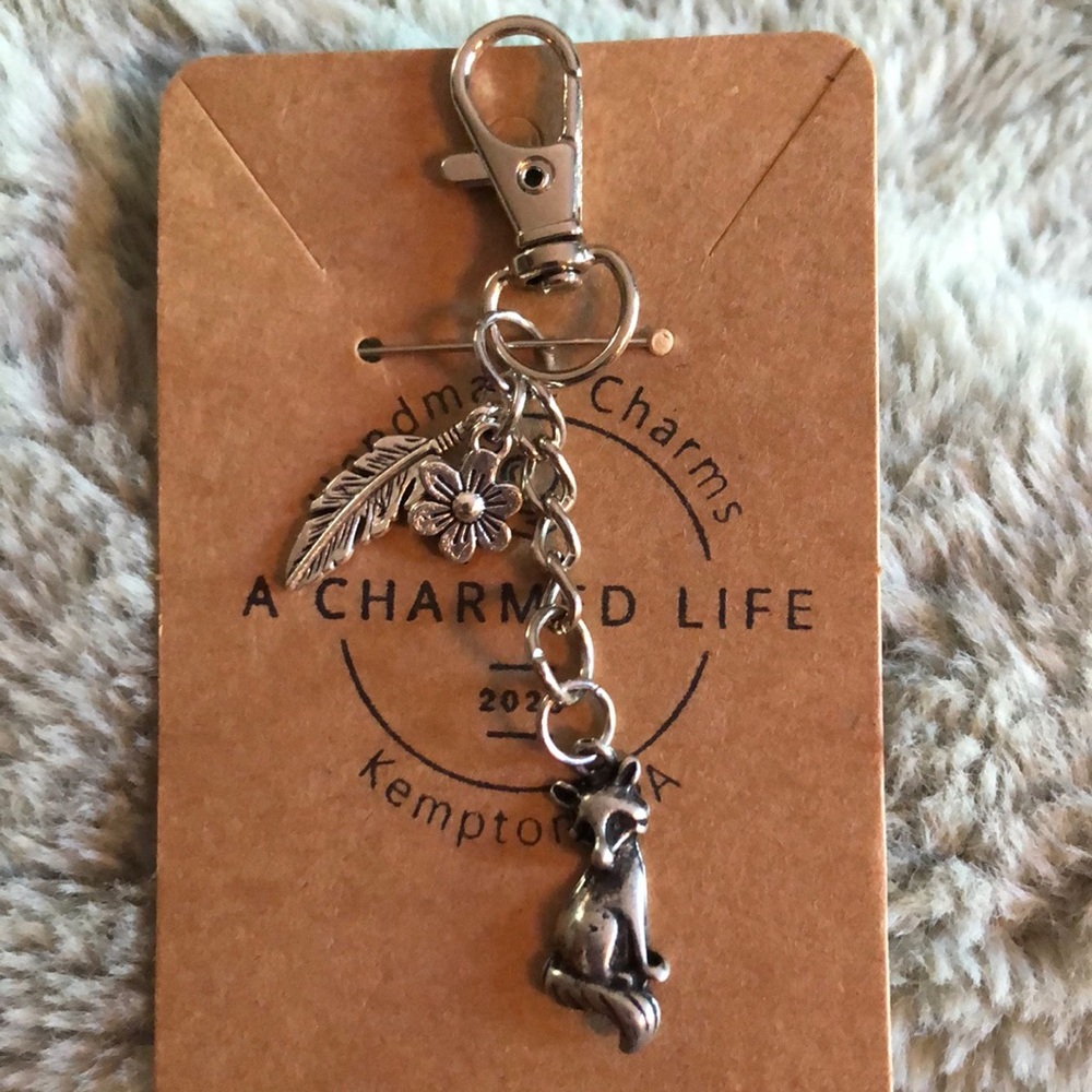 Silver Luggage Zipper Pull